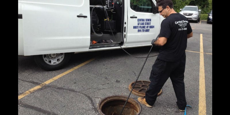 Slide of Central Sewer Service
