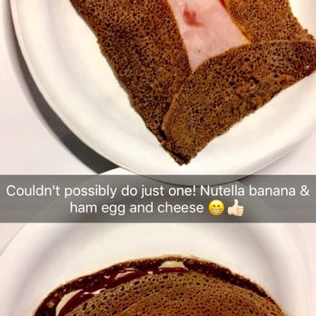 Brittany Crepes Catering - Ham egg and cheese / Nutella banana - Caterers Near Me Brittany Crepes Catering - Ham egg and cheese / Nutella banana - Caterers Near Me