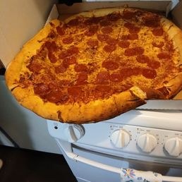 Crispy Pepperoni Pizza