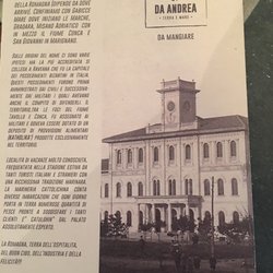 Da Andrea - Couverture de la carte