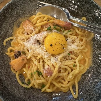 Momonoki - Miso bacon carbonara - Japanese Near Me - Fountain Valley, California Momonoki - Miso bacon carbonara - Japanese Near Me - Fountain Valley, California