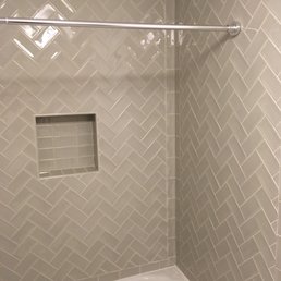 Awesome custom tile work in the shower!