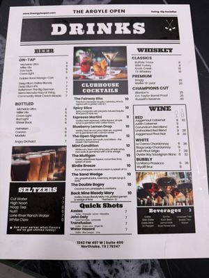 Menu photo 1 The Argyle Open Northlake, TX Menu photo 1 The Argyle Open Northlake, TX