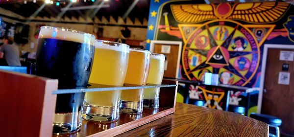 Photo of Illuminated Brew Works - Chicago, IL, US. Beer flight