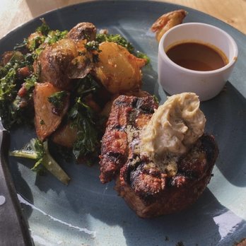 Kitchen Social - The filet was so tender and delicious. The potatoes were also amazing - Desserts Near Me - Cincinnati, Ohio