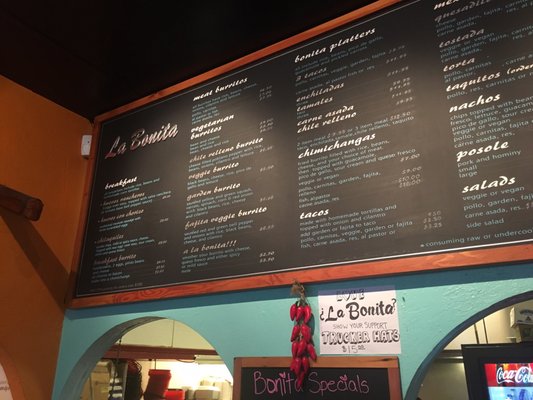 Menu photo 4 La Bonita Portland, OR