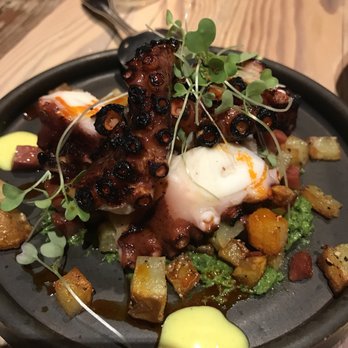 Lechon - Octopus; more lemon aioli please. Empanadas didn't stick around for photo ops. - Tapas Bars Near Me - Portland, Oregon Lechon - Octopus; more lemon aioli please. Empanadas didn't stick around for photo ops. - Tapas Bars Near Me - Portland, Oregon