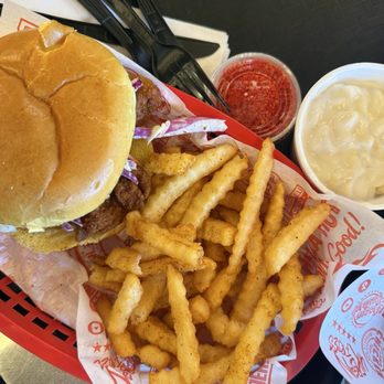 Urban Bird Hot Chicken - Sandwich and fries and small Mac and cheese - Chicken Shop Near Me - Round Rock, Texas Urban Bird Hot Chicken - Sandwich and fries and small Mac and cheese - Chicken Shop Near Me - Round Rock, Texas