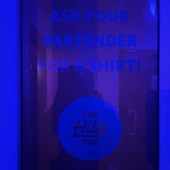 The Hills Pub - Sign outside the bathroom - Pubs Near Me - La Mesa, California The Hills Pub - Sign outside the bathroom - Pubs Near Me - La Mesa, California