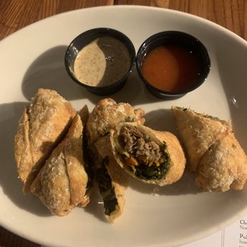 The Pit - BBQ Soul Rolls. Great idea, but unfortunately DRY. - Barbeque Near Me - Raleigh, North Carolina