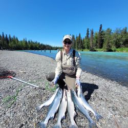 Cooper Landing Fishing Guide - Limited out on Sockeye Salmon on the Kasilof River! My dream trip to Alaska!!