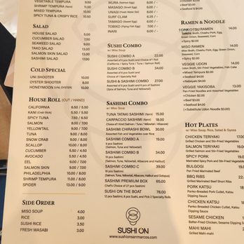 Sushi On - Japanese Near Me - San Marcos, California Sushi On - Japanese Near Me - San Marcos, California