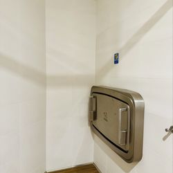 Temeku Cinemas - Baby changing station in the handicap stall