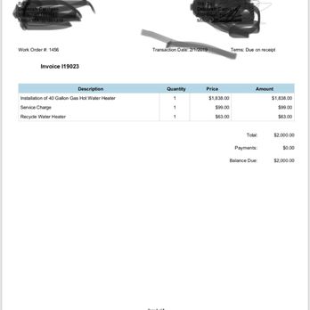 McMahon Plumbing & Heating - Bill for what at retail is 500.00 heater 1800.00. Service strangely mixed fuzzy no clear itemization - Plumbing Near Me - Hyde Park, Massachusetts McMahon Plumbing & Heating - Bill for what at retail is 500.00 heater 1800.00. Service strangely mixed fuzzy no clear itemization - Plumbing Near Me - Hyde Park, Massachusetts