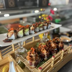 Zen Japanese Grill & Sushi Bistro - A great presentation a full boat