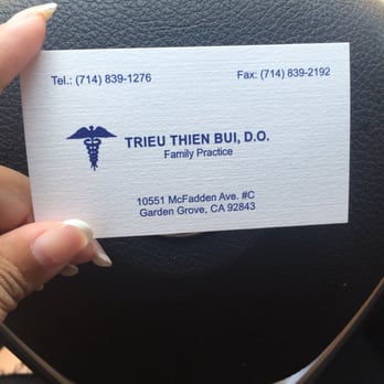 Bui Trieu MD - Their info and business card - Family Practice Near Me - Garden Grove, California Bui Trieu MD - Their info and business card - Family Practice Near Me - Garden Grove, California