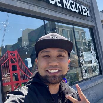 Pho de Nguyen - Ig@BlackTigerEats in front of store - Vietnamese Near Me - San Francisco, California