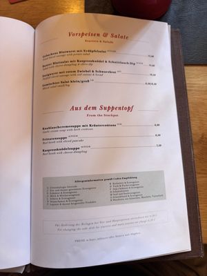 Menu photo 1 Stiegl-Keller Salzburg, 5 Menu photo 1 Stiegl-Keller Salzburg, 5