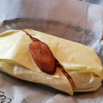 Havana Kitchen - Cuban sandwich comes with a fried plantain - Cuban Near Me - Temecula, California