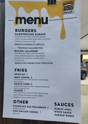 Hard Pressed Burgers by null