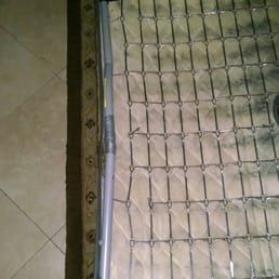 Roll out couch held together with duct tape. Roll out couch held together with duct tape.