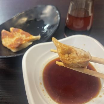 Ko-Ryu Ramen Grill - Pan fried gyozas! Crispy where you wanted them, soft where you wanted them except I wish the flavors were a little less mushy. - Ramen Near Me - Torrance, California Ko-Ryu Ramen Grill - Pan fried gyozas! Crispy where you wanted them, soft where you wanted them except I wish the flavors were a little less mushy. - Ramen Near Me - Torrance, California