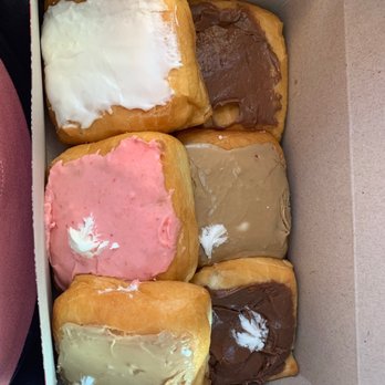 Square Donuts - a variety of frosted donuts in a box - Donuts Near Me - Terre Haute, Indiana