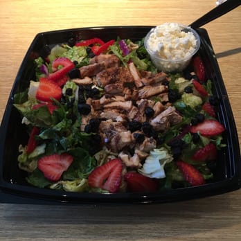 Habit Burger & Grill - New Strawberry Chicken Salad! Yummy! Hope they add it to the regular menu. - Burgers Near Me - Pasadena, California Habit Burger & Grill - New Strawberry Chicken Salad! Yummy! Hope they add it to the regular menu. - Burgers Near Me - Pasadena, California