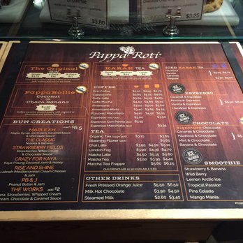 PappaRoti - Menu - Coffee & Tea Near Me - Vancouver, British Columbia PappaRoti - Menu - Coffee & Tea Near Me - Vancouver, British Columbia