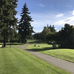 Rainier Golf & Country Club - #18 tee box looking back at #11