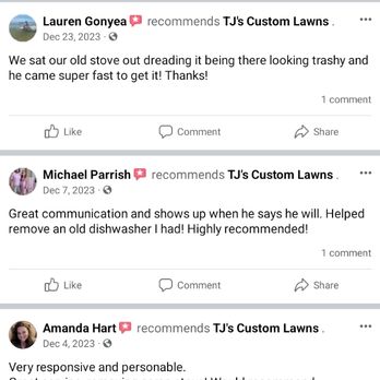 TJ's Custom Lawns - Lawn Services Near Me - Ovid, Michigan