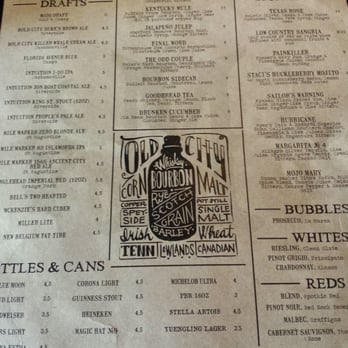 Mojo Old City BBQ - Drink menu - Barbeque Near Me - St. Augustine, Florida