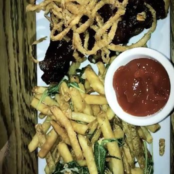 Fullerton Brew Co - Baby back ribs and garlic fries. - Brewpubs Near Me - Fullerton, California Fullerton Brew Co - Baby back ribs and garlic fries. - Brewpubs Near Me - Fullerton, California