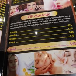 VIP Nails & Spa - Menu