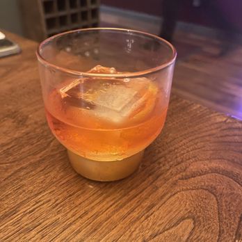 Cafe Adam - Negroni in beautiful glassware - Modern European Near Me - Great Barrington, Massachusetts