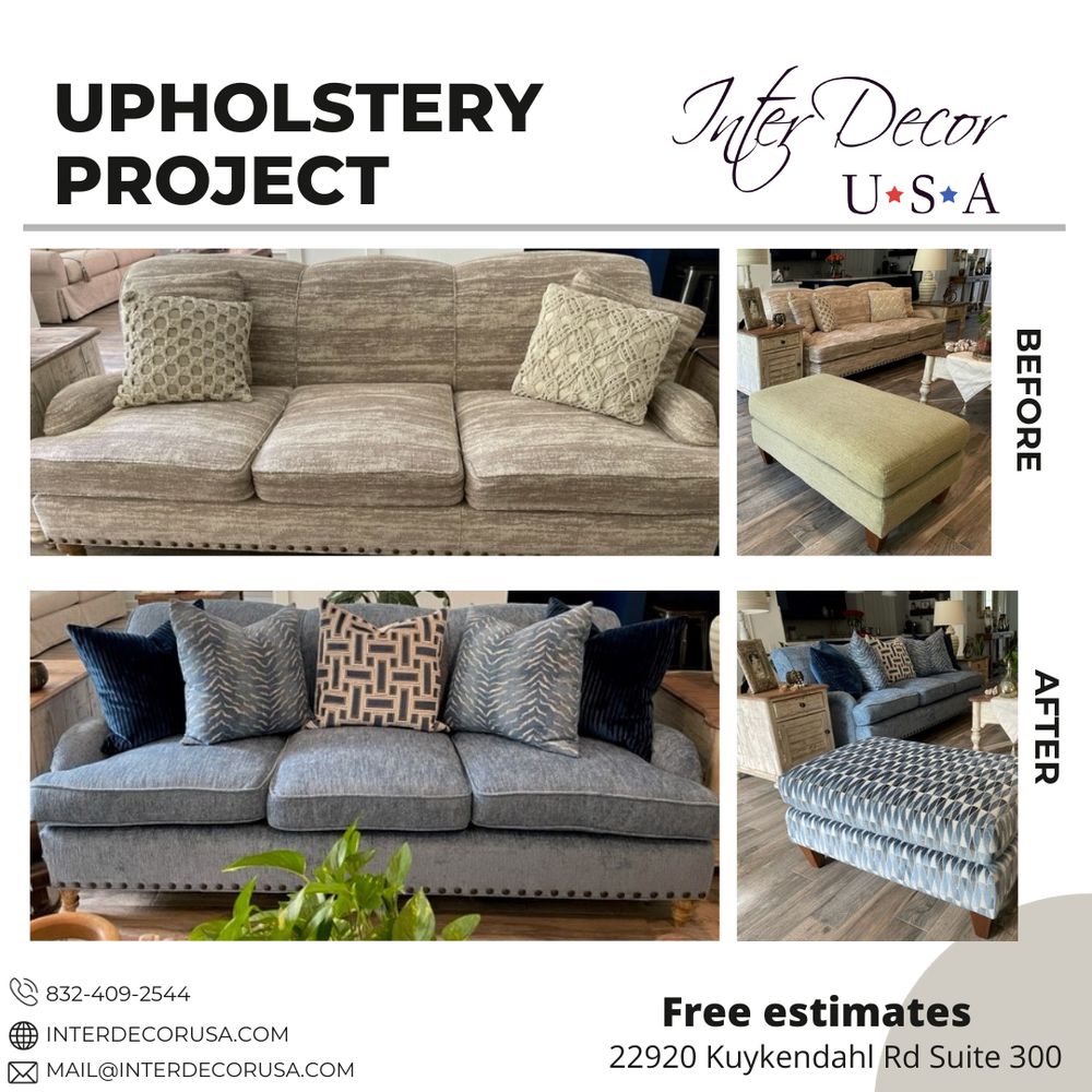 Inter Decor USA - upholstery in Spring, TX