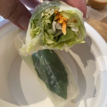 Thai Basil Restaurant - Fresh Basil Rolls with shrimp - Thai Near Me - Boston, Massachusetts