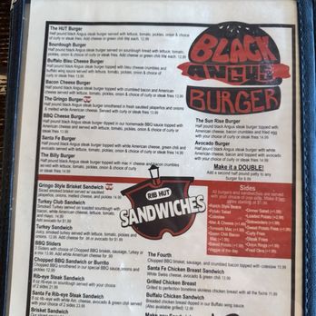 Rib Hut - Menu - Barbeque Near Me - El Paso, Texas