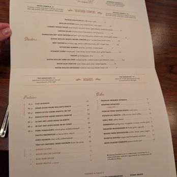 Rare Society - Menu April 2026 - Steakhouses Near Me - Santa Barbara, California