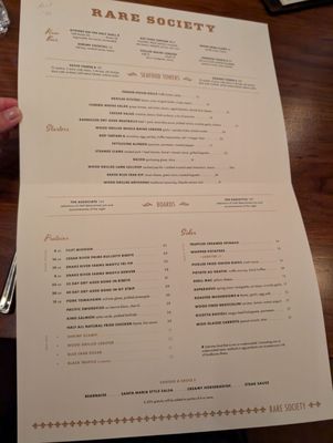 Menu photo 2 Rare Society Santa Barbara, CA