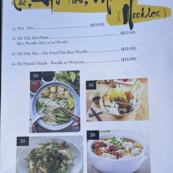 Thuong An Lac - Menu page 5/6 - Vegan Near Me - Honolulu, Hawaii