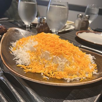 Ravagh Persian Grill - WHITE RICE - White basmati rice mixed with basmati rice - Persian/Iranian Near Me - Huntington, New York Ravagh Persian Grill - WHITE RICE - White basmati rice mixed with basmati rice - Persian/Iranian Near Me - Huntington, New York