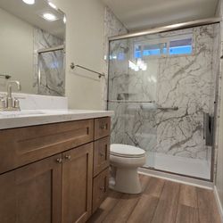 CALbath Renovations - After tub to shower