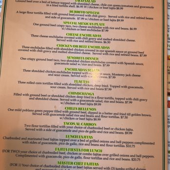 Tia Maria's - menu - Mexican Near Me - Houston, Texas Tia Maria's - menu - Mexican Near Me - Houston, Texas