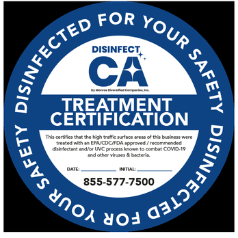 Disinfect-CA - Don't just disinfect we help business win back customers with our window placard certifying you have created a SAFE SPACE for all to enjoy! - Home Cleaning Near Me Disinfect-CA - Don't just disinfect we help business win back customers with our window placard certifying you have created a SAFE SPACE for all to enjoy! - Home Cleaning Near Me