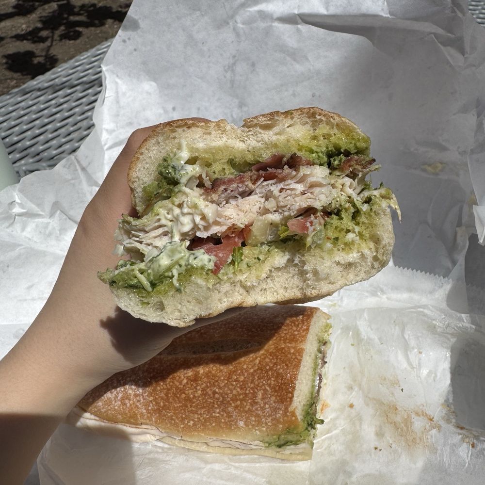 Monica's Mercato - Turkey BLT Sub with pesto - Italian Near Me - Boston, Massachusetts Monica's Mercato - Turkey BLT Sub with pesto - Italian Near Me - Boston, Massachusetts