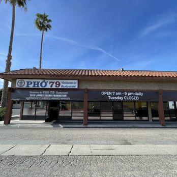 Pho 79 Restaurant - Front view of the restaurant facing the street - Vietnamese Near Me - Westminster, California