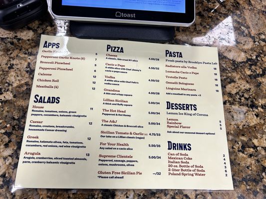 Menu photo 5 Masani Pizza Forest Hills, NY