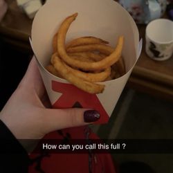 Arby's - "Full" large curly fry
