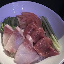 Sashimi bowl Sashimi bowl